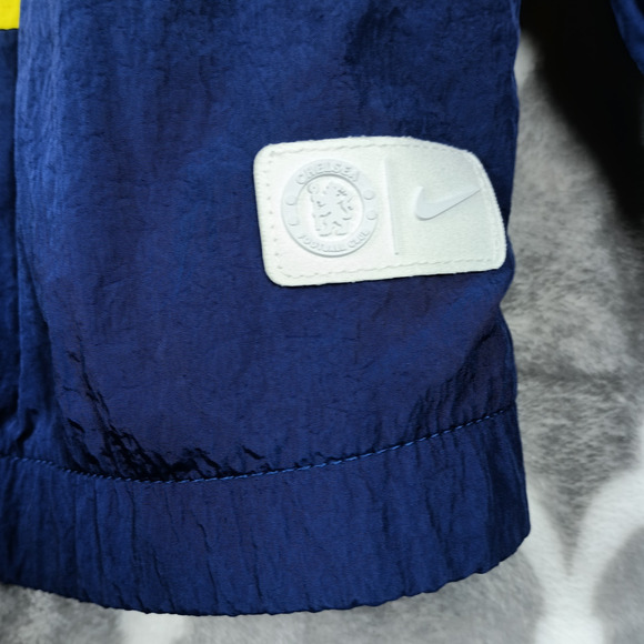 Chelsea FC Jacket Mens Large Nike Soccer Premier League Windbreaker 19371 - Picture 11 of 12